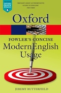 Cover: Fowler's Concise Dictionary of Modern English Usage - OUP eBook