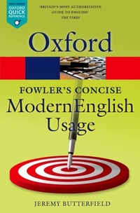 Abbildung von: Fowler's Concise Dictionary of Modern English Usage - OUP eBook