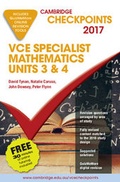 Cover: Cambridge Checkpoints VCE Specialist Mathematics 2017 and Quiz me More - Cambridge University Press