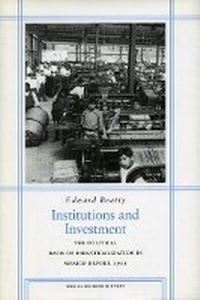 Enlarge image Cover: Institutions and Investment - Stanford University Press