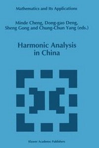 Abbildung von: Harmonic Analysis in China - Kluwer Academic Publishers