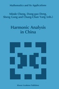 Cover: Harmonic Analysis in China - Springer