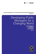 Cover: Developing Public Managers for a Changing World - Emerald Publishing Limited