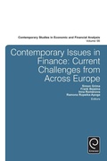 Cover: Contemporary Issues in Finance - Emerald Publishing Limited