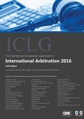 Abbildung von: The International Comparative Legal Guide to: International Arbitration 2016 - Global Legal Group Ltd