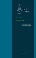 Cover: Versinnlichung - De Gruyter