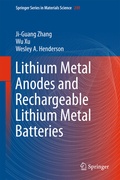 Cover: Lithium Metal Anodes and Rechargeable Lithium Metal Batteries - Springer