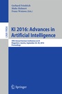 Cover: KI 2016: Advances in Artificial Intelligence - Springer