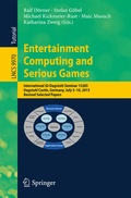 Cover: Entertainment Computing and Serious Games - Springer