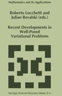Cover: Recent Developments in Well-Posed Variational Problems - Springer