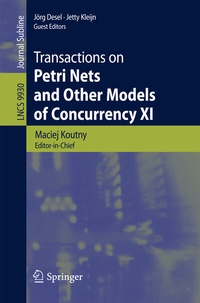Abbildung von: Transactions on Petri Nets and Other Models of Concurrency XI - Springer
