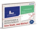 Cover: MERIAN momente Reisef&uuml;hrer Lissabon - Eine Stadt, zwei B&uuml;cher - Merian / Holiday