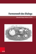 Cover: Formenwelt des Dialogs - Brill Deutschland