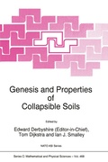 Cover: Genesis and Properties of Collapsible Soils - Springer