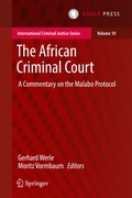 Cover: The African Criminal Court - T.M.C. Asser Press