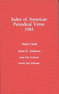 Cover: Index of American Periodical Verse 1995 - Scarecrow Press