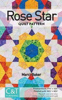 Enlarge image Cover: Rose Star Quilt Pattern - C&T Publishing