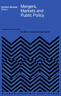 Enlarge image Cover: Mergers, Markets and Public Policy - Springer