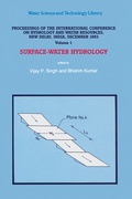 Cover: Proceedings of the International Conference on Hydrology and Water Resources, New Delhi, India, December 1993 - Springer