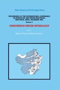 Cover: Subsurface-Water Hydrology - Springer