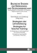 Cover: Strategien der Lehrerbildung / Strategies for Teacher Training - Peter Lang Verlag