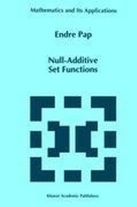 Enlarge image Cover: Null-Additive Set Functions - Kluwer Academic Publishers