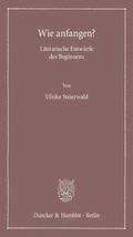 Cover: Wie anfangen? - Duncker & Humblot