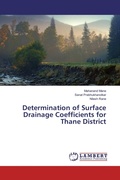 Cover: Determination of Surface Drainage Coefficients for Thane District - LAP Lambert Academic Publishing