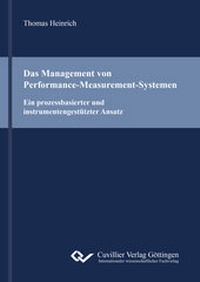 Enlarge image Cover: Das Management von Performance-Measurement-Systemen - Cuvillier Verlag
