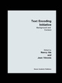 Cover: Text Encoding Initiative - Springer
