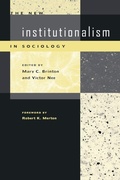 Cover: The New Institutionalism in Sociology - Stanford University Press