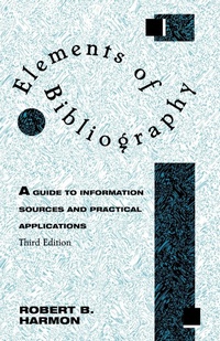 Abbildung von: Elements of Bibliography - Scarecrow Press