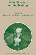 Cover: Phrase Structure and the Lexicon - Kluwer Academic Publishers