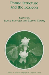 Abbildung von: Phrase Structure and the Lexicon - Kluwer Academic Publishers