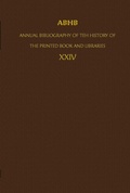 Cover: ABHB/ Annual Bibliography of the History of the Printed Book and Libraries - Kluwer Academic Publishers