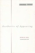 Cover: Aesthetics of Appearing - Stanford University Press