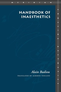 Enlarge image Cover: Handbook of Inaesthetics - Stanford University Press