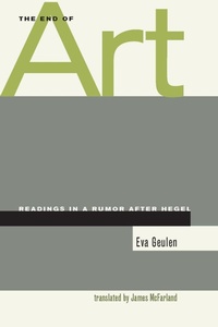 Enlarge image Cover: The End of Art - Stanford University Press