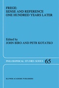 Cover: Frege: Sense and Reference One Hundred Years Later - Springer