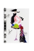 Cover: Christian Lacroix Croquis Fashion Sketch A6 6" X 4.25" Softcover Notebook - Christian LaCroix