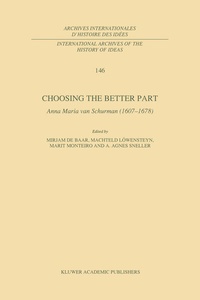 Enlarge image Cover: Choosing the Better Part - Springer