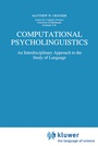 Cover: Computational Psycholinguistics - Kluwer Academic Publishers