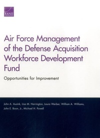 Enlarge image Cover: Air Force Management of the Defense Acquisition Workforce Development Fund - RAND