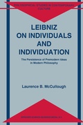 Cover: Leibniz on Individuals and Individuation - Springer