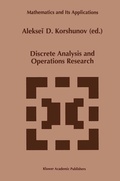 Bild: Discrete Analysis and Operations Research - Kluwer Academic Publishers