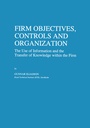 Cover: Firm Objectives, Controls and Organization - Springer