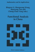 Cover: Functional Analysis in China - Kluwer Academic Publishers