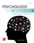 Cover: Psychology of Success with Connect Access Card - Irwin/McGraw-Hill