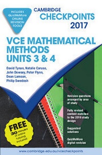Enlarge image Cover: Cambridge Checkpoints VCE Mathematical Methods Units 3 and 4 2017 and Quiz Me More - Cambridge University Press