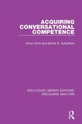 Cover: Acquiring conversational competence - Routledge